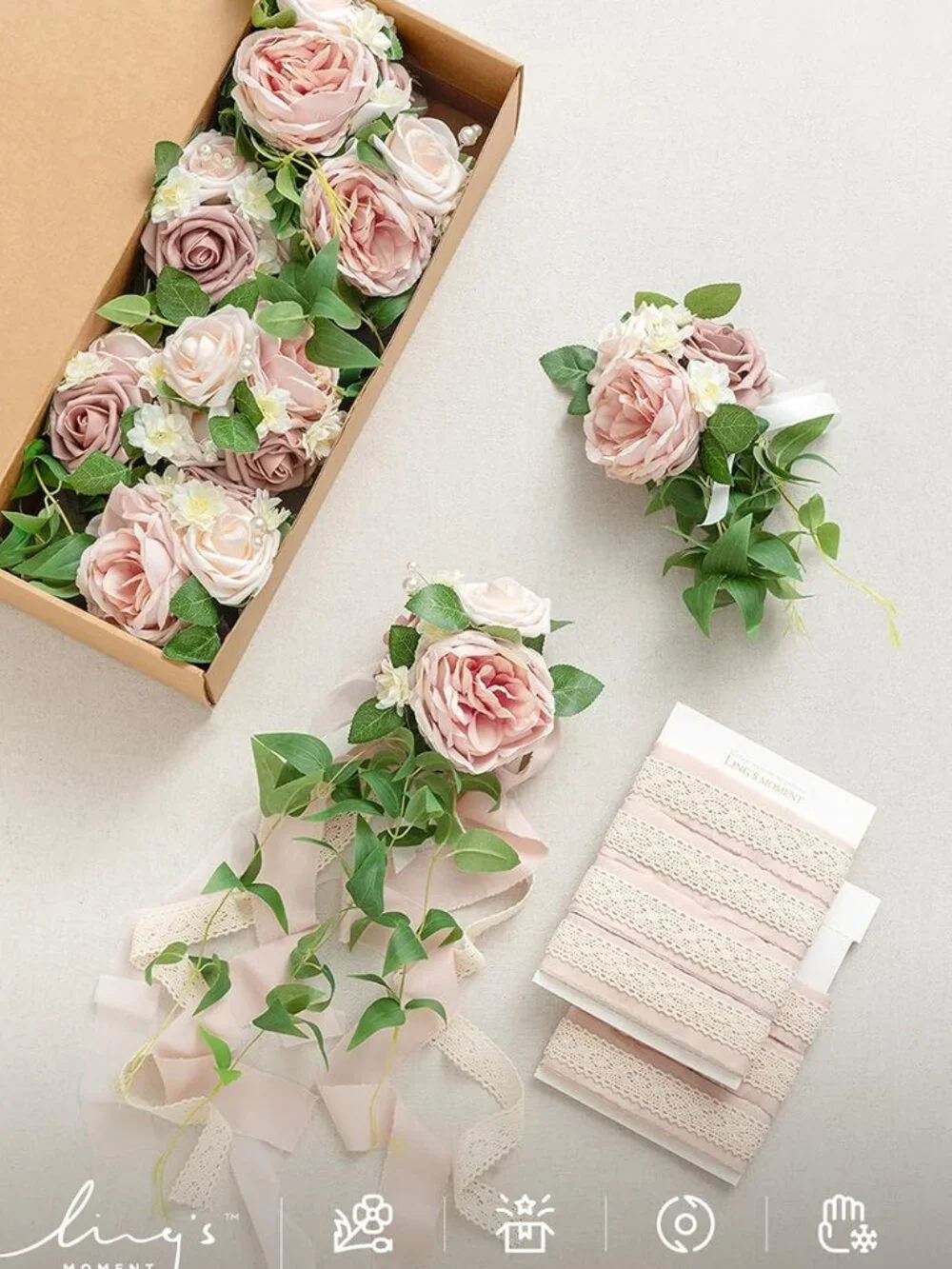Beautiful, handmade set of 12 luxury wedding aisle/chair coverings!